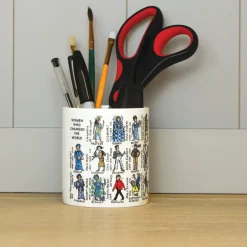 Women Who Changed the World Bone China Pen Pot
