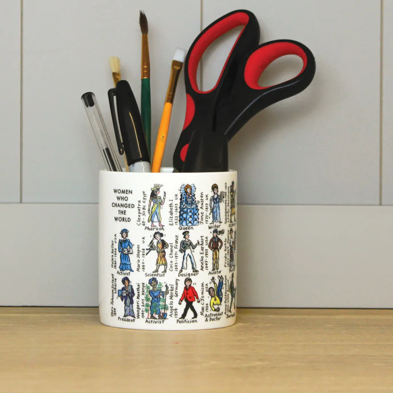 Women Who Changed the World Bone China Pen Pot