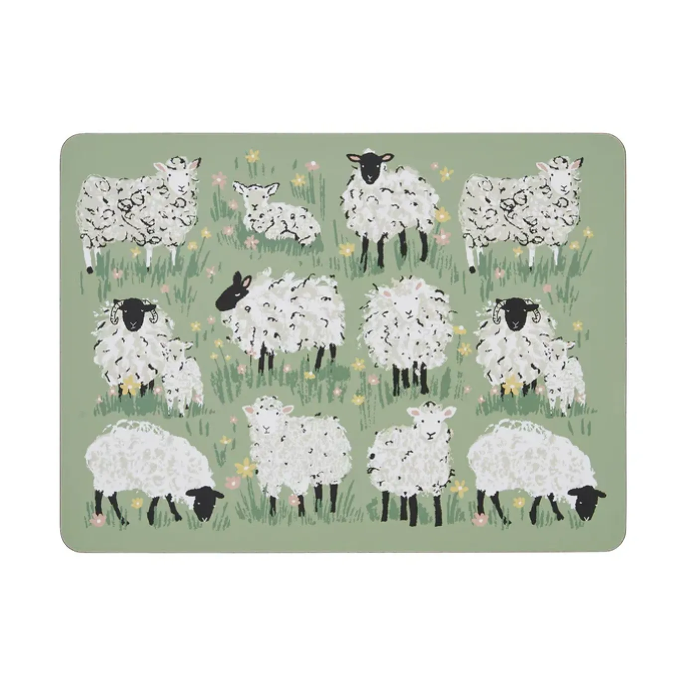 Woolly Sheep Set of 4 Placemats
