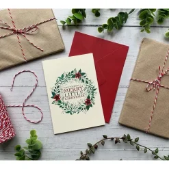 Wreath Christmas Card