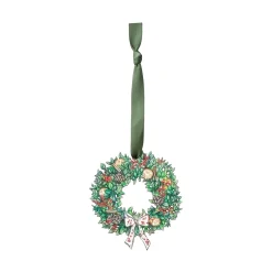 Wreath Wooden Christmas Decoration