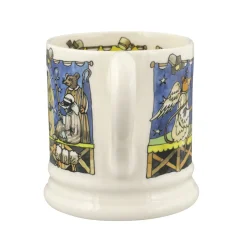 Year In The Country Nativity Scene 1/2 Pint Mug