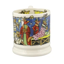 Year In The Country Nativity Scene 1/2 Pint Mug