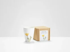 Yellow Poppy Beaker