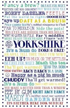 Yorkshire Born & Bred Tea Towel