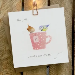You, Me and a Cup of Tea Birthday Card