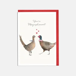'You're Magnipheasant'  Valentine's Card