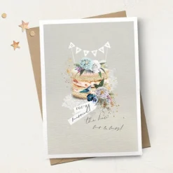 You're Married Wedding Cake Greeting Card