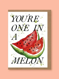 You're one in a Melon Greetings Card
