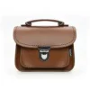 Zatchels Handmade Leather Luna Chestnut Small Handbag
