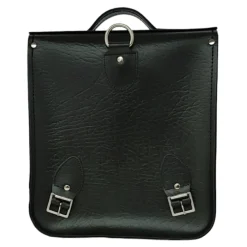 Zatchels Handmade Leather City Backpack Plus - British Racing Green