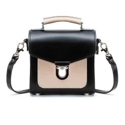 Zatchels Handmade Leather Sugarcube Plus - Cafe Noir