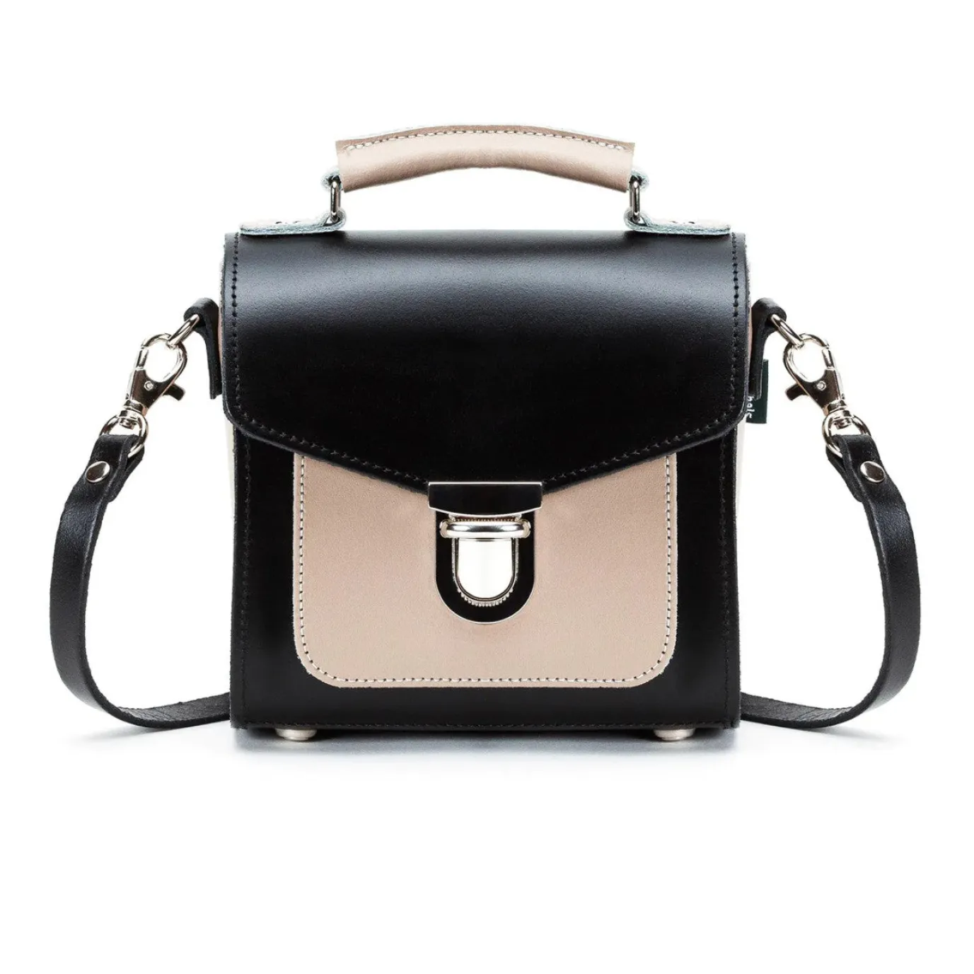 Zatchels Handmade Leather Sugarcube Plus - Cafe Noir