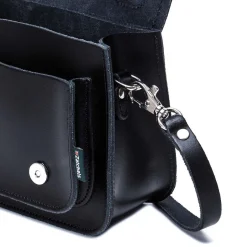 Zatchels Handmade Leather Micro Satchel - Navy