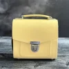 Zatchels Handmade Leather Sugarcube Plus - Primrose Yellow