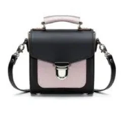 Zatchels Handmade Leather Sugarcube Plus - Rose Truffle