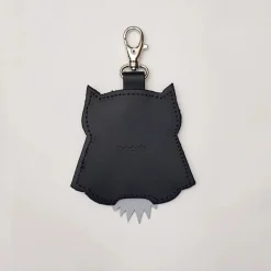 Zatchels Union Jack Owl Leather Keyring